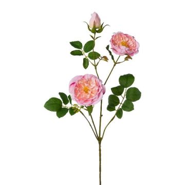Artificial flower branch Peony KROVEL, pink, 30"/75cm Artificial flower branch Peony KROVEL, pink, 30"/75cm