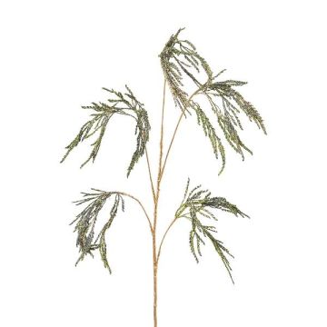 Artificial rice branch TROMLE with ears, hanging, green-gold, 4ft/120cm