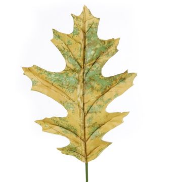 Decorative oak leaf ERVINA, yellow-green, 8"/20cm Decorative oak leaf ERVINA, yellow-green, 8"/20cm