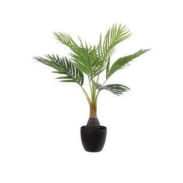 Artificial Kentia palm CADANA in decorative pot, 28"/70cm