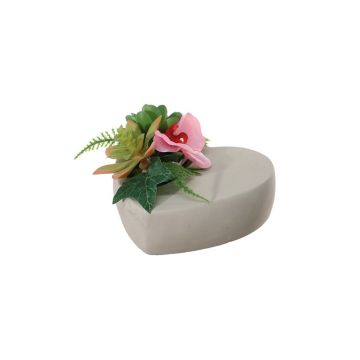 Artificial flower arrangement of Phalaenopsis orchid and echeveria ARNORA, decorative pot, pink-green, 3.5"/9cm, Ø 5.9"/15cm Artificial flower arrangement of Phalaenopsis orchid and echeveria ARNORA, decorative pot, pink-green, 3.5"/9cm, Ø 5.9"/15cm