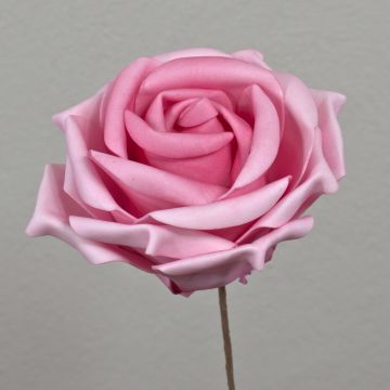 Decorative rose REGINE, pink, 12"/30cm, Ø6.3"/16cm