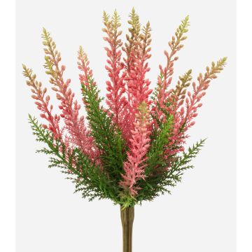 Artificial heather ELSAWO on a stake, crossdoor, pink, 12"/30cm
