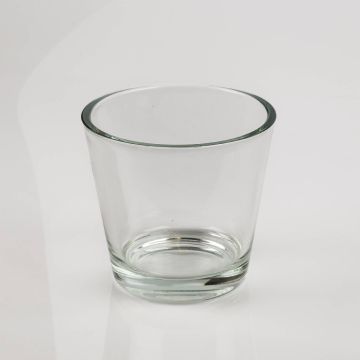 Glass planter RANA, clear, 5"/13cm, Ø5.5"/14cm