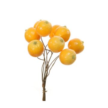 Artificial orange TINJA with wire, 12 pieces, orange, 0.8"/2cm, Ø0.8"/2cm Artificial orange TINJA with wire, 12 pieces, orange, 0.8"/2cm, Ø0.8"/2cm