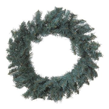 Artificial wreath blue spruce VOLETH, blue, Ø20"/50cm