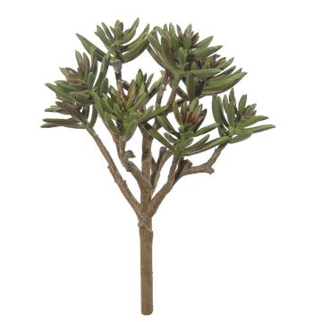 Artificial sedum rubrotinctum MERLENE, spike, green-red, 9"/24cm Artificial sedum rubrotinctum MERLENE, spike, green-red, 9"/24cm