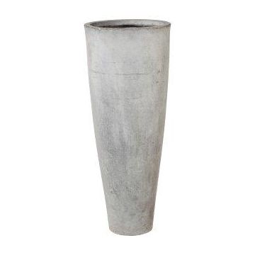 Round tall vase NARUKO, 3 pieces, fibreglass, grey, 10"x24"/25x60cm, 13"x31"/33x80cm, 16"x3ft/41x100cm Round tall vase NARUKO, 3 pieces, fibreglass, grey, 10"x24"/25x60cm, 13"x31"/33x80cm, 16"x3ft/41x100cm