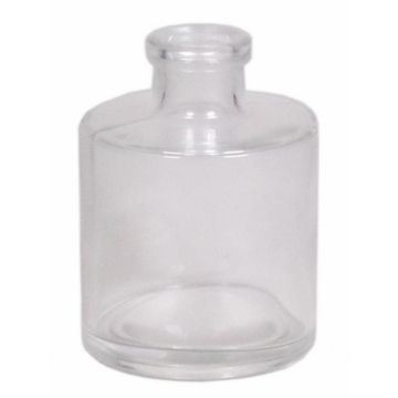 ORINOCO decorative bottle, glass, transparent, 8.8 cm, Ø6.7 cm