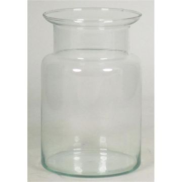 HANNA OCEAN candle jar, clear, 19cm, Ø14.5cm