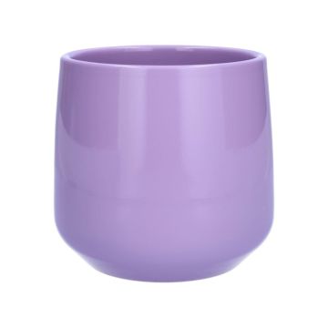 ZIOKA ceramic flower pot, purple, 13.5 cm, Ø 14.5 cm