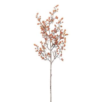 Artificial branch Bodinier's beautyberry FREMOR with berries, orange, 28"/70cm Artificial branch Bodinier's beautyberry FREMOR with berries, orange, 28"/70cm