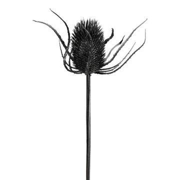 Artificial flower: DRINTA thistle, black, 30"/75cm Artificial flower: DRINTA thistle, black, 30"/75cm