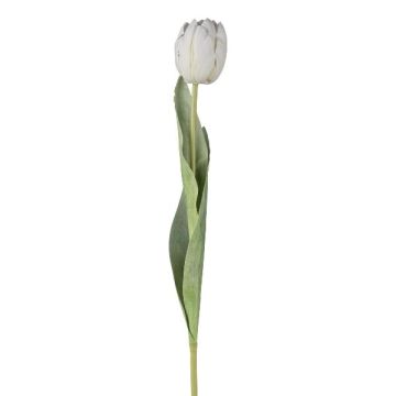 Decorative flower tulip GUSNAV, white, 20"/50cm, Ø2"/5cm Decorative flower tulip GUSNAV, white, 20"/50cm, Ø2"/5cm