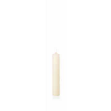 FRANZISKA fireplace candle, ivory, 30 cm, Ø5 cm, 64 hours – Made in Germany