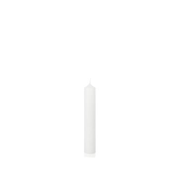 FRANZISKA fireplace candle, white, 30 cm, Ø5 cm, 64 hours – Made in Germany