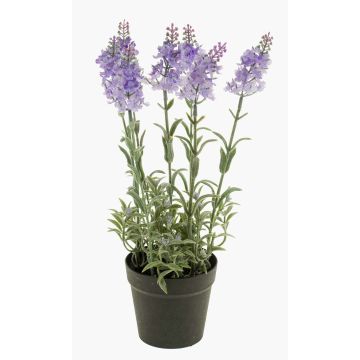 Fake lavender LOUISE in decorative pot, light violet, 12"/30cm, Ø1.2"/3cm Fake lavender LOUISE in decorative pot, light violet, 12"/30cm, Ø1.2"/3cm