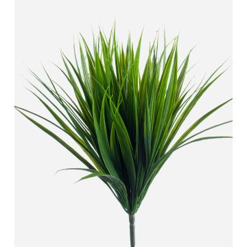 Artificial reed grass PAULI, on spike, green, 14"/35cm