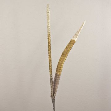 Artificial Aloe aristata leaves ALESANDRO, glitter, brown-gold, 3ft/95cm Artificial Aloe aristata leaves ALESANDRO, glitter, brown-gold, 3ft/95cm