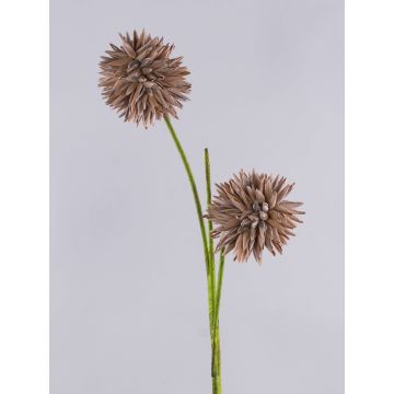 Artificial Allium CHIRARA, brown, 3ft/95cm, Ø3.9"/10cm
