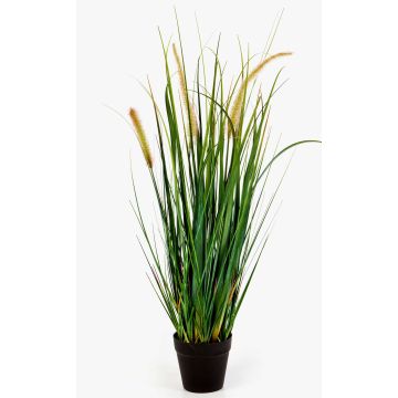 Fake foxtail grass FEHMI with panicles, green, 24"/60cm