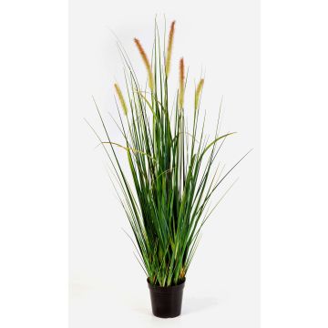 Fake foxtail grass FEHMI with panicles, green, 3ft/95cm