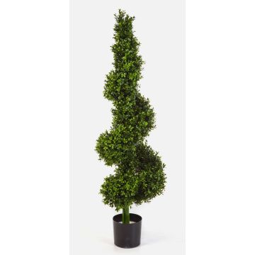 Artificial Boxwood spiral topiary TOM, thick, 4ft/135cm Artificial Boxwood spiral topiary TOM, thick, 4ft/135cm