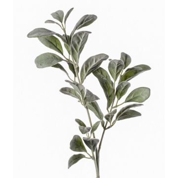 Artificial Woolly hedgenettle spray LEVIN, grey-green, 28"/70cm