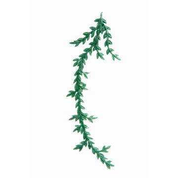 FERIDE wax ornament (branch), dark green, 16.5 x 5.8 cm