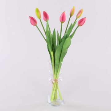 Artificial tulip bouquet LONA, light pink-green, 18"/45cm, Ø8"/20cm Artificial tulip bouquet LONA, light pink-green, 18"/45cm, Ø8"/20cm