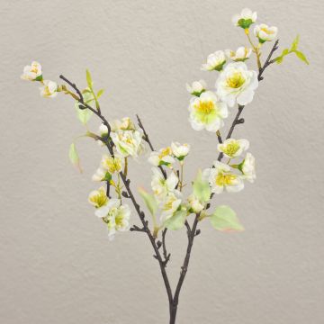 Artificial cherry blossom spray SOEY, cream-white, 18"/45cm