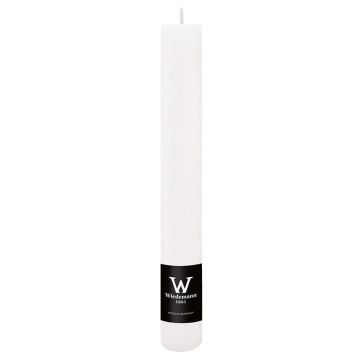 Taper candle AURORA, white, 8"/20cm, Ø1.4"/3.5cm, 23 hours - Made in Germany Taper candle AURORA, white, 8"/20cm, Ø1.4"/3.5cm, 23 hours - Made in Germany