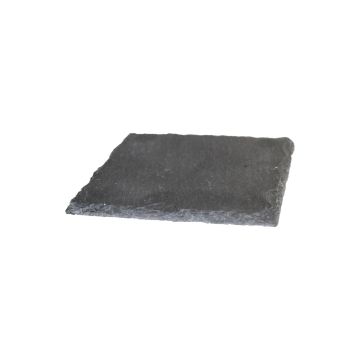 Square slate coaster MARIANO, anthracite, 4.7"x4.7"/12x12cm Square slate coaster MARIANO, anthracite, 4.7"x4.7"/12x12cm