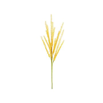 Artificial sweet clover branch CORINNA with flowers, crossdoor, yellow, 4ft/120cm Artificial sweet clover branch CORINNA with flowers, crossdoor, yellow, 4ft/120cm