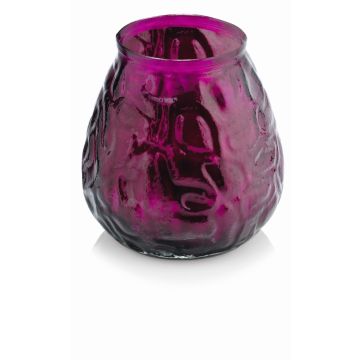 Candle holder MAYELA with wax, pink, 4.1"/10,5cm, Ø4"/10cm, 48h Candle holder MAYELA with wax, pink, 4.1"/10,5cm, Ø4"/10cm, 48h