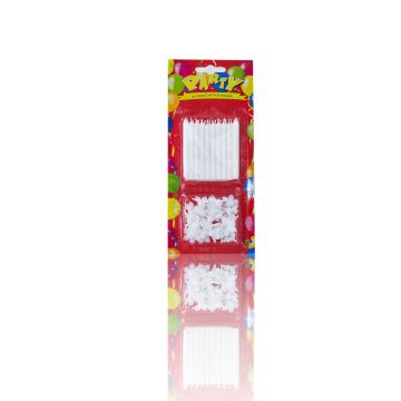 Birthday lights LULUNA with 20 candles and 20 holders, white, 6,5cm, Ø0,5cm Birthday lights LULUNA with 20 candles and 20 holders, white, 6,5cm, Ø0,5cm