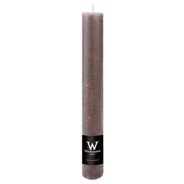 AURORA taper candle, beige, 20cm, Ø3.5cm, 23h – Made in Germany