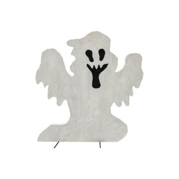 Halloween decoration: SPOOKY GHOST ghost silhouette, white, 58cm