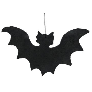 Halloween decoration silhouette bat SPOOKY BAT, black, 32cm