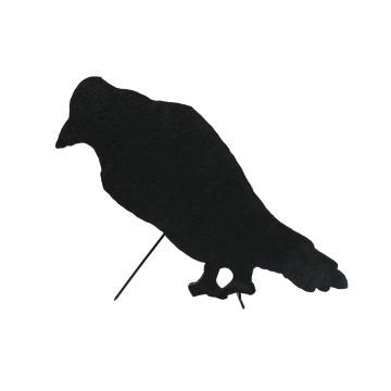 Halloween decoration silhouette crow SPOOKY CROW, black, 63cm