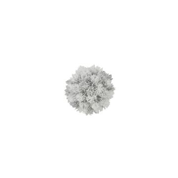 Artificial Pine ball ALESSIA, snow-covered, white, Ø6"/15cm Artificial Pine ball ALESSIA, snow-covered, white, Ø6"/15cm