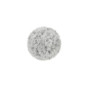 Artificial Pine ball ALESSIA, snow-covered, white, Ø8"/20cm Artificial Pine ball ALESSIA, snow-covered, white, Ø8"/20cm