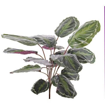 Artificial Calathea Medallion BRIHANNA, spike, green, 30"/75cm