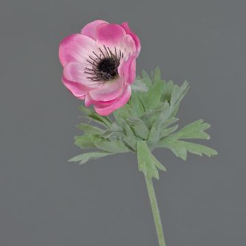 Artificial anemone FILIZ, pink, 12"/30cm, Ø2.8"/7cm Artificial anemone FILIZ, pink, 12"/30cm, Ø2.8"/7cm
