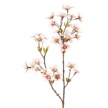 Decorative Apple blossom spray SADAKA, white-pink, 33"/85cm, Ø1.6"/4cm Decorative Apple blossom spray SADAKA, white-pink, 33"/85cm, Ø1.6"/4cm