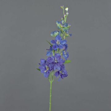 Fake delphinium RASMINE, dark blue, 24"/60cm, Ø2"-2.8"/5-7cm