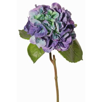 CHIDORI artificial hydrangea, purple-blue-green, 60 cm, Ø18 cm