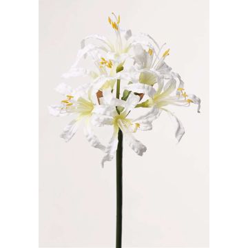 Artificial swamp lily MONJA, white, 28"/70cm, Ø4.7"/12cm