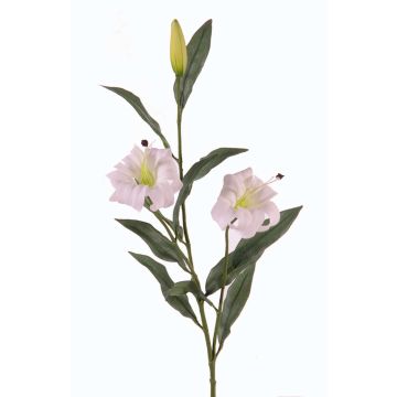 Artificial tiger lily DANBI, white-green, 33"/85cm, Ø3.5"/9cm Artificial tiger lily DANBI, white-green, 33"/85cm, Ø3.5"/9cm