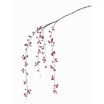 Fake Snowberry spray ATOS, with berries, red, 4ft/120cm Fake Snowberry spray ATOS, with berries, red, 4ft/120cm